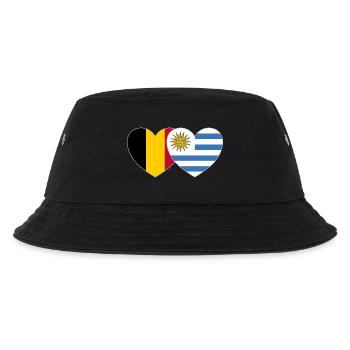 Belgique Uruguay Flag Heart - Bob Enfant - noir - Devant