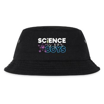 Science is for Boys - Kids’ Bucket Hat - black - Front