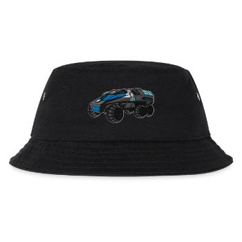 Mars Rover, Space Car, Space Car - Kids’ Bucket Hat - black - Front