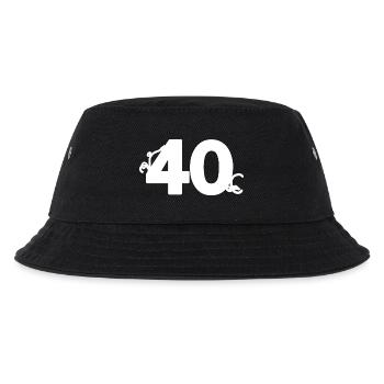 schöne kleidung, 40 Ranken - Kinder Bucket Hat - Schwarz - Vorne