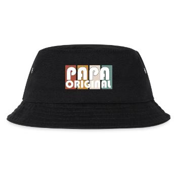 Ursprünglicher Vater - Kinder Bucket Hat - Schwarz - Vorne
