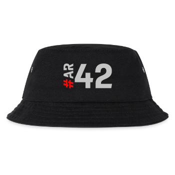 AR42-KARTON - Kinder Bucket Hat - Schwarz - Vorne
