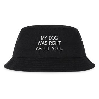 my dog was right about you funny shirt - Bob Enfant - noir - Devant