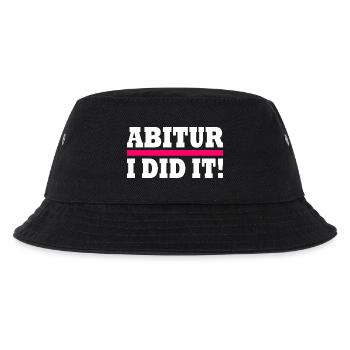 Abitur - Kinder Bucket Hat - Schwarz - Vorne