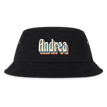 Andrea rétro vintage t-shirt t-shirt idée cadeau - Bob Enfant - noir - Devant