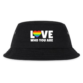 Lgbt. Love who you are - Kids’ Bucket Hat - black - Front