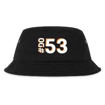 DO53 - Kinder Bucket Hat - Schwarz - Vorne