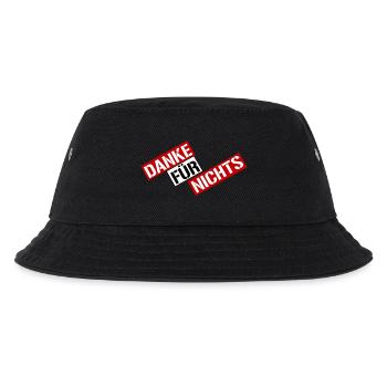 danke - Kinder Bucket Hat - Schwarz - Vorne