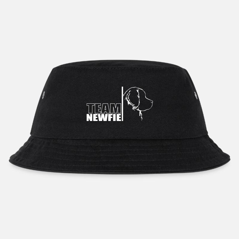TEAM Newfie Hunde Hund Neufundländer Wilsigns - Kinder Bucket Hat - Schwarz