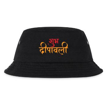 Frohes Diwali | Shubh Dipawali 02 | Kalligraphie - Kinder Bucket Hat - Schwarz - Vorne