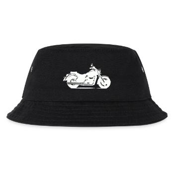 Motorrad - Kinder Bucket Hat - Schwarz - Vorne