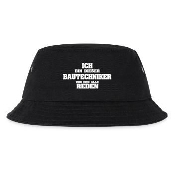 Beruf Bautechniker - Kinder Bucket Hat - Schwarz - Vorne