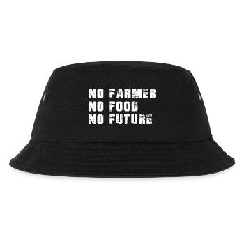 Farmer Retro Country Life Farmer Gift Saying - Kids’ Bucket Hat - black - Front