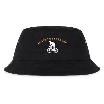 Radfahren ist Leben,Radfahren,Radfahrer,Radfahren - Kinder Bucket Hat - Schwarz - Vorne