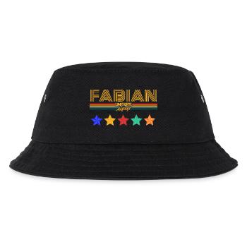 Fabian - Kinder Bucket Hat - Schwarz - Vorne