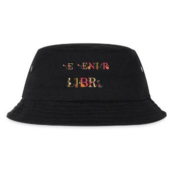 Sich frei fühlen - Kinder Bucket Hat - Schwarz - Vorne
