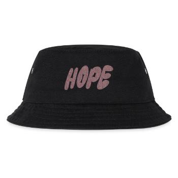 Hope – Knitting - Kids’ Bucket Hat - black - Front
