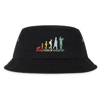 Vintage Flute Evolution - Kids’ Bucket Hat - black - Front