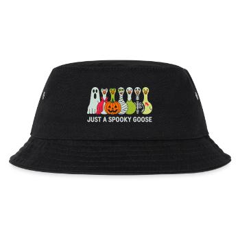Nur eine gruselige Gans Halloween-Stimmung - Kinder Bucket Hat - Schwarz - Vorne