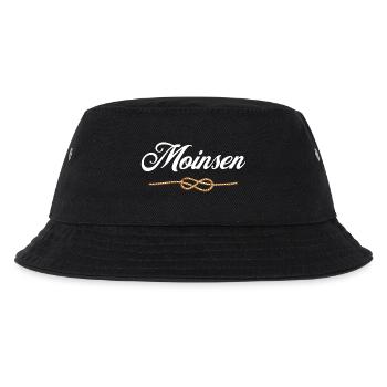 "Moinsen" - Tau-Edition - Kinder Bucket Hat - Schwarz - Vorne