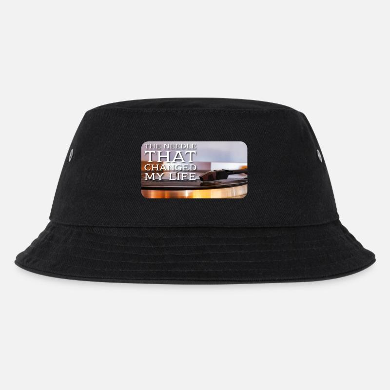 The needle that changed my life - Kinder Bucket Hat - Schwarz