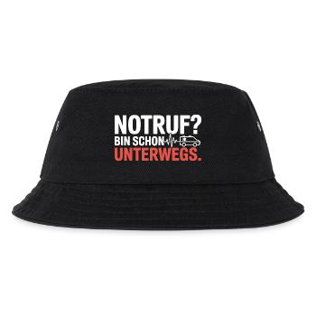 Rettungssanitäter Geschenk Krankenwagen Fahren - Kinder Bucket Hat - Schwarz - Vorne