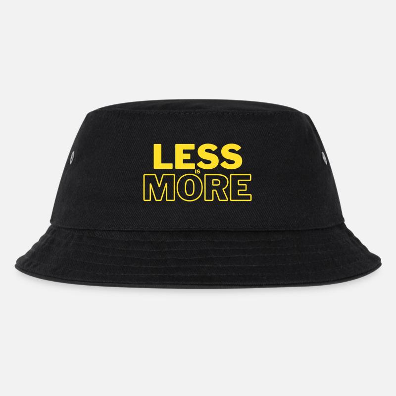 Less Is More - Kids’ Bucket Hat - black