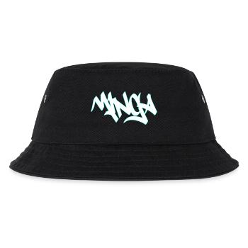 Graffiti Mibga Neon Schriftzug - Kinder Bucket Hat - Schwarz - Vorne