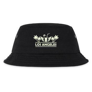 Los Angeles Drink mit Flügeln - Kinder Bucket Hat - Schwarz - Vorne