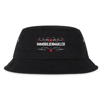Immobilienmakler Beruf - Kinder Bucket Hat - Schwarz - Vorne