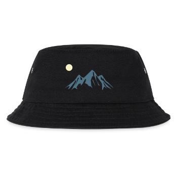 Lever de soleil en silhouette de montagne - Bob Enfant - noir - Devant