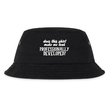 Does This Make Me Look Professionally Developed - Kids’ Bucket Hat - black - Front