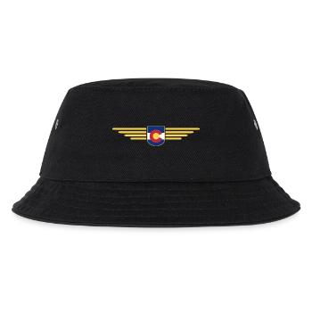 Colorado Fan T-Shirt – Berge & Abenteuer - Kinder Bucket Hat - Schwarz - Vorne