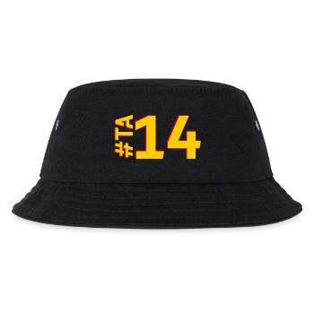 TA14-KARTON - Kinder Bucket Hat - Schwarz - Vorne