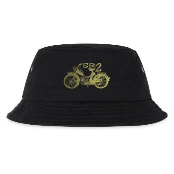 Simson SR2 - Kinder Bucket Hat - Schwarz - Vorne