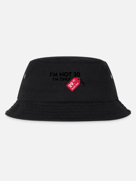 Ich bin nicht 30. Ich bin nur 29,99€ plus Steuern - Kinder Bucket Hat - Schwarz