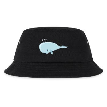 Wal - Kinder Bucket Hat - Schwarz - Vorne