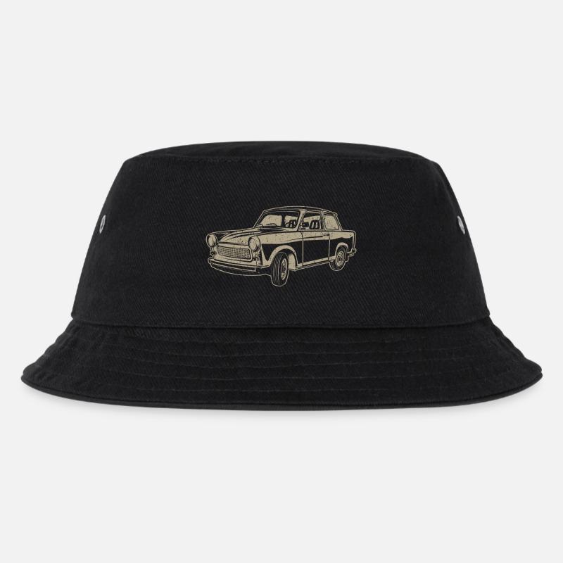 Trabi 601 - Rennpappe - Kinder Bucket Hat - Schwarz