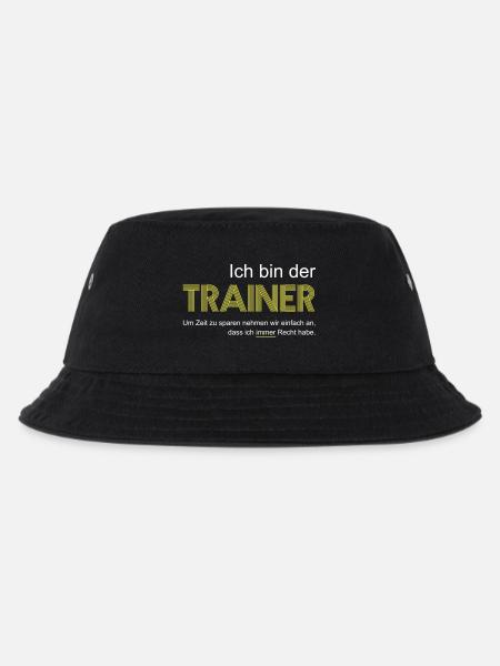 Trainer T-Shirt - Kinder Bucket Hat - Schwarz