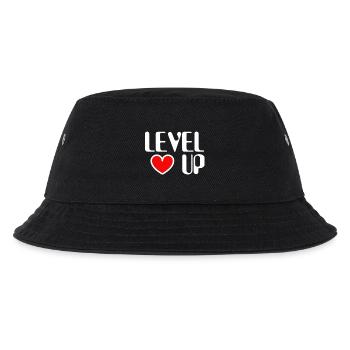 Level Up - Kids’ Bucket Hat - black - Front