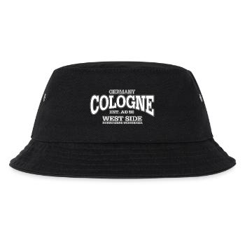 Cologne white - Kids’ Bucket Hat - black - Front
