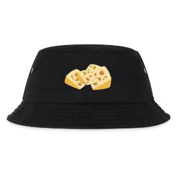 swiss cheese - Kinder Bucket Hat - Schwarz - Vorne