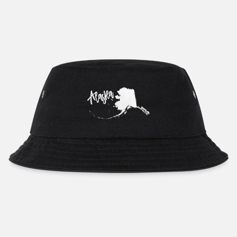 Alaska - Kinder Bucket Hat - Schwarz