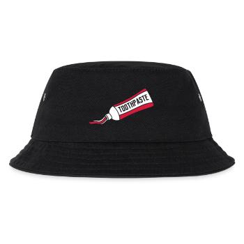 ohne kontur tube zahncreme clipart version kontur - Kinder Bucket Hat - Schwarz - Vorne