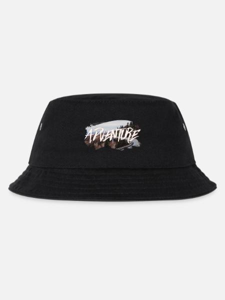 Adventure - Kinder Bucket Hat - Schwarz