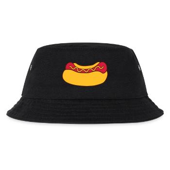 Hot Dog Wurst - Kinder Bucket Hat - Schwarz - Vorne