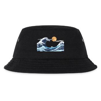 Kanagawa Waves Esthétique Art japonais Grande Vague - Bob Enfant - noir - Devant