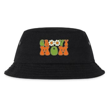 Retro Groovy Mom Passende Familien-Babyparty - Kinder Bucket Hat - Schwarz - Vorne