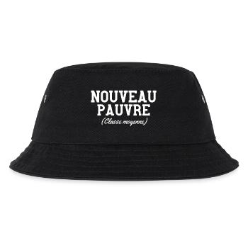 nouveau pauvre, pauvreté, artisan - Bob Enfant - noir - Devant