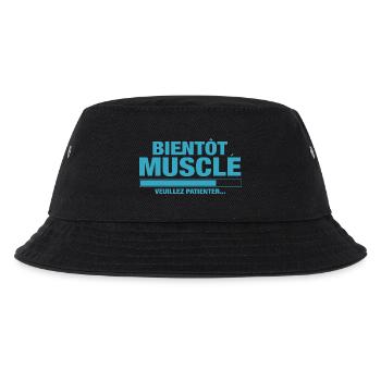 Bientôt musclé veuillez patienter - Bob Enfant - noir - Devant